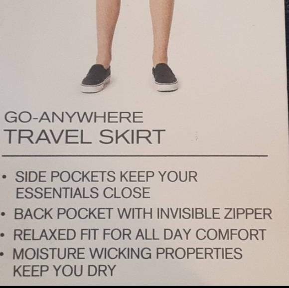 MPG women's size Medium go anywhere blue athletic sporty skirt - Picture 6 of 6